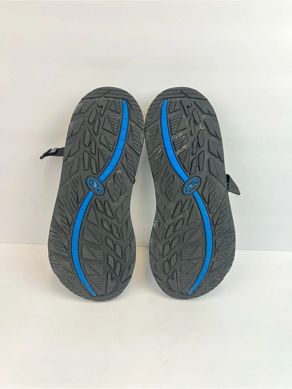 Chaco Men's Z/2 Classic Sandals with Toe Loop Black and Blue Size 13